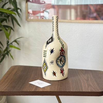 Amazigh Zahra bottle handmade vase