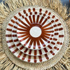 Brown Tafoukt plate set (3 pieces)