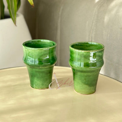 Tasse à café beldi verte - Ajbir