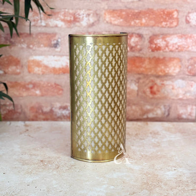 Khmissa wall light in gilded brass