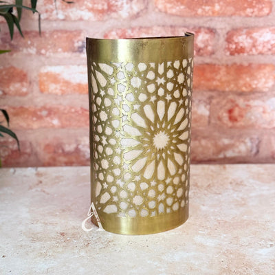 Afulki wall light in golden brass