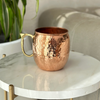 Hammered copper mug