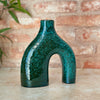 Azul handmade vase medium varnish