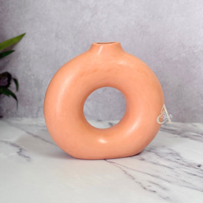Tafoukt handmade vase, matte rounded