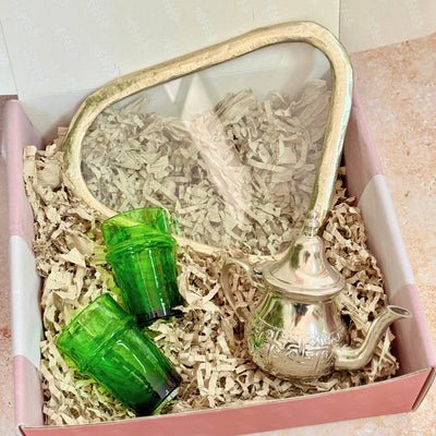 Handcrafted green tea gift box