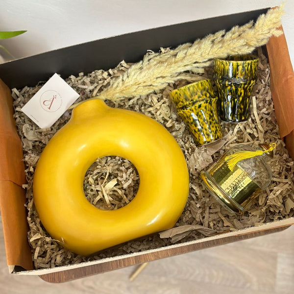 XL handmade Tafoukt mustard gift box
