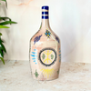 Blue Amazigh bottle vase