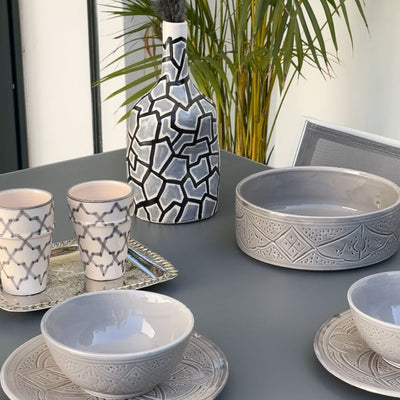 Présentoir Tizwelt gris 20cm - Ajbir