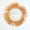 Natural Bohemian Mirror 52cm