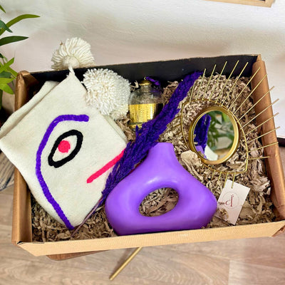 Oudm mauve XL handcrafted gift box 3