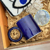 Box cadeau khmissa bleu - Ajbir