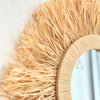 Natural Bohemian Mirror 52cm