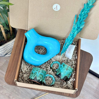 Sky blue medina handcrafted gift box