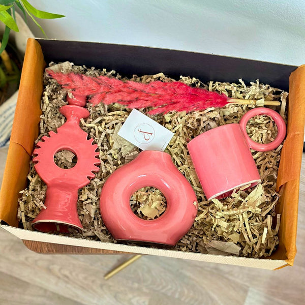 XL handmade coral tafoukt gift box