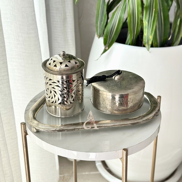 Plateau en verre triangulaire - Ajbir