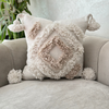 Housse de coussin Tit crème et beige