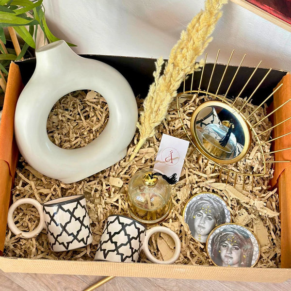 XL handcrafted Tafoukt Zellige gift box