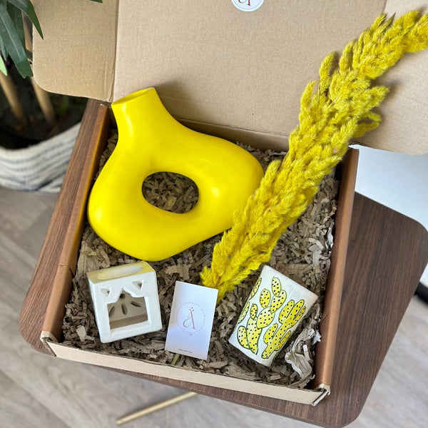 Taknarit Yellow Handcrafted Gift Box