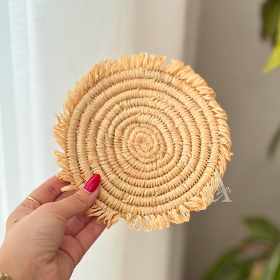 Assil raffia saucer - Raffia