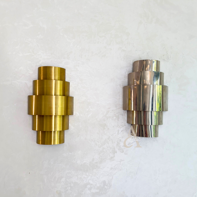Anarouz wall light in gilded brass