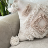 Housse de coussin Tit crème et beige