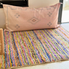 Colorful striped Beni Ouarain Berber rug 100% sheep wool - 162cm / 110cm