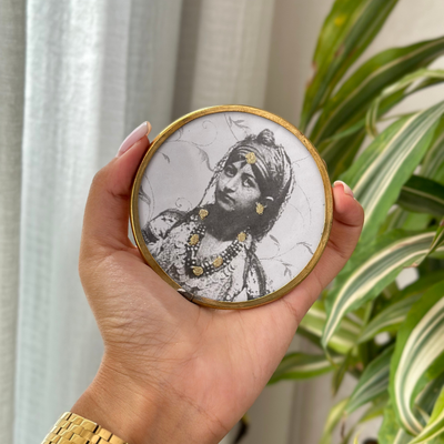 Sous tasse Thuda noir - Ajbir