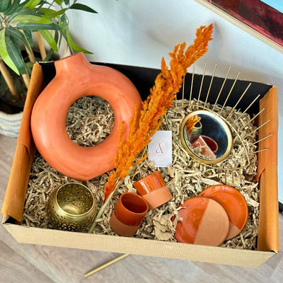 XL Tafoukt Terracotta Handcrafted Gift Box
