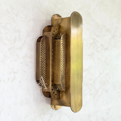 Inana wall sconce in gilded brass