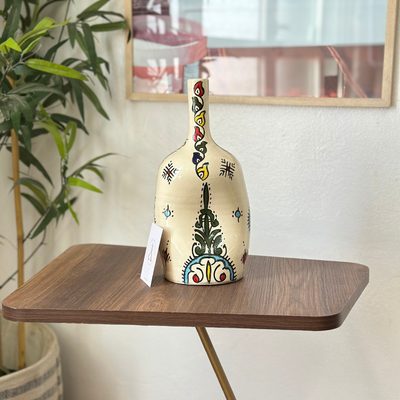 Amazigh Bati bottle handcrafted vase
