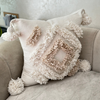 Housse de coussin Tit crème et beige