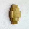Tagant wall light in gilded brass