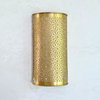 Zellige wall light in gilded brass