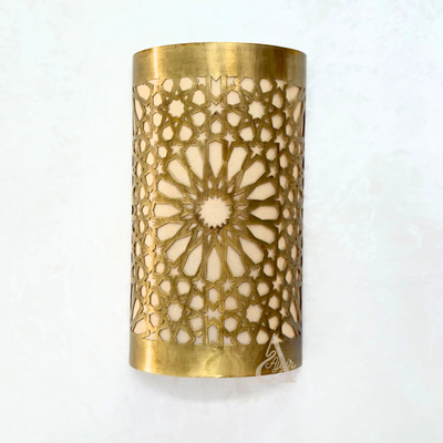 Afulki wall light in golden brass