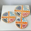 Set assiettes Amazigh orange - Ajbir