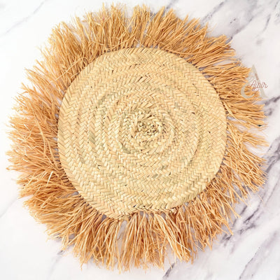 Wicker Fringed Placemat 47cm (1pc)