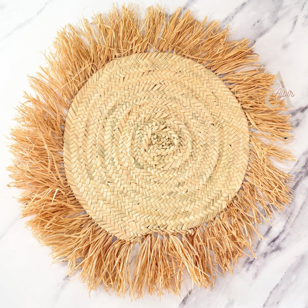 Wicker Fringed Placemat 47cm (1pc)