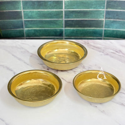 Tassa Hammam gold copper 17cm