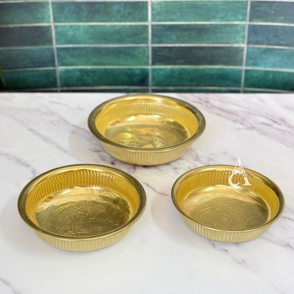 Tassa Hammam gold copper 17cm