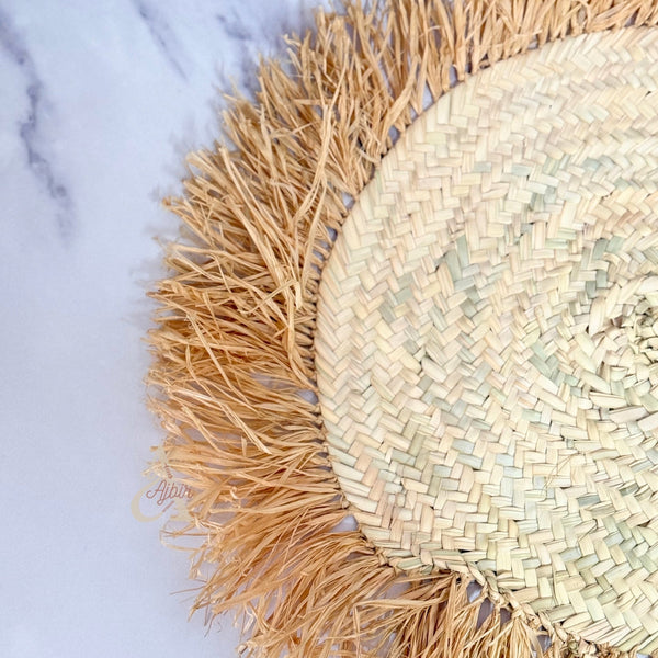 Wicker Fringed Placemat 47cm (1pc)