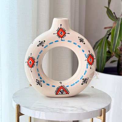 Handcrafted vase Tafoukt Amazigh Ameqrane