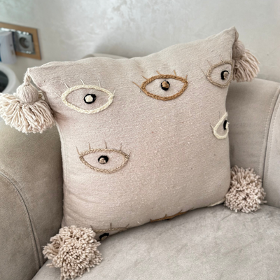 Housse de coussin Aln beige - Ajbir