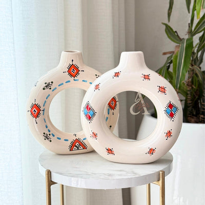 Handcrafted vase Tafoukt Amazigh Addal