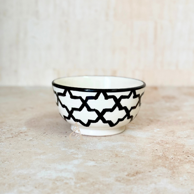 Black Zellige bowl