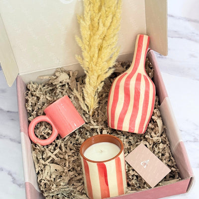 Awardi Striped Handcrafted Gift Box