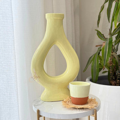 Large varnished Anir handcrafted vase