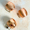 Hammered copper mug