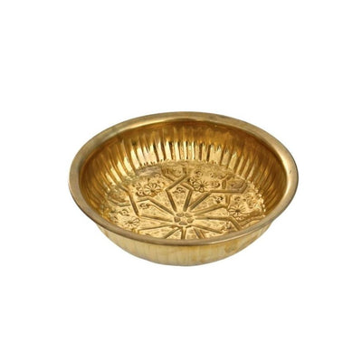 Tassa Hammam doréé en cuivre 15cm 2 - Ajbir