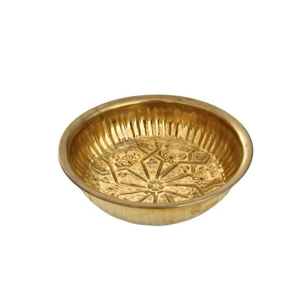 Tassa Hammam doréé en cuivre 15cm 2 - Ajbir