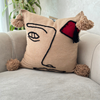 Housse de coussin Tarbouch beige